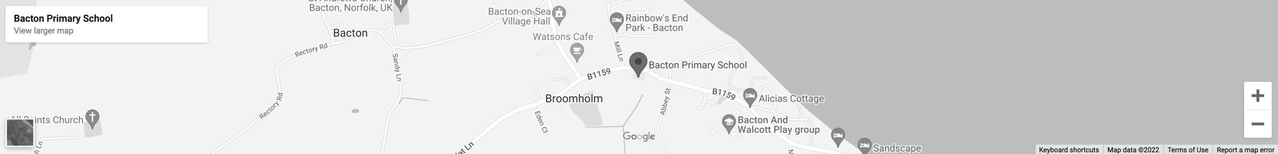 Bacton Map
